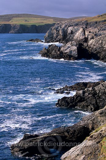 Ness of Hillswick cliffs, Northmavine, Shetland - Falaises près de Hillswick  13547