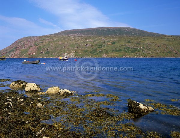 Ronas Voe and Ronas Hill (450 m), Northmavine, Shetland - fjord de Ronas Voe  13660