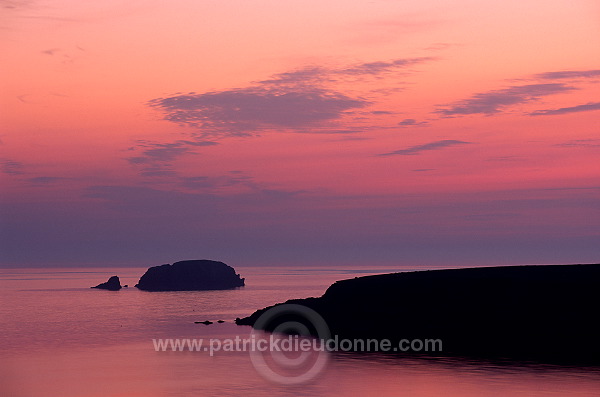 Sunset, Unst, Shetland Islands - Couchant sur l'ocean, Unst  14045