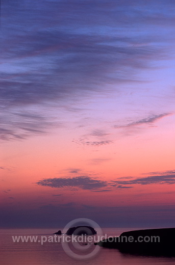 Sunset, Unst, Shetland Islands - Couchant sur l'ocean, Unst  14051