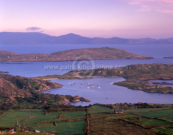 Derrynane Bay at sunset, Kerry, Ireland - Baie de Derrynane, Irlande  15406