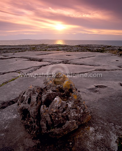 Burren landscape, Co Clare, Ireland - Paysage du Burren, Irlande  15386