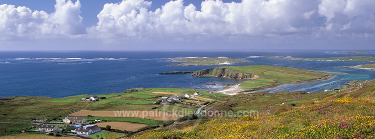 View from Sky Road, Connemara, Ireland - Vue depuis Sky Road, Irlande  15415