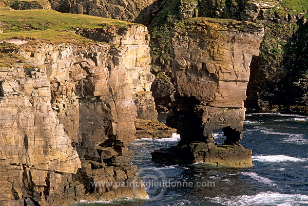 Yesnaby Castle, Orkney, Scotland - Yesnaby castle, Orcades, Ecosse  15601