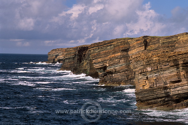 Rocky coast, Orkney, Scotland - Côte rocheuse, Orcades, Ecosse  15612