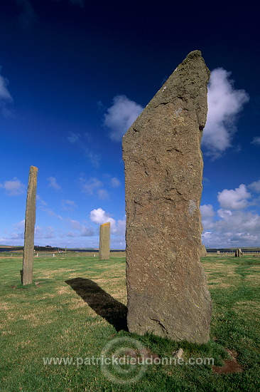Stones of Stenness, Orkney, Scotland -  Pierres de Stenness, Orcades, Ecosse  15683
