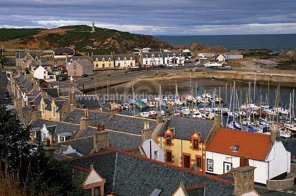 Findochty harbour, Morayshire, Scotland - Ecosse - 16103