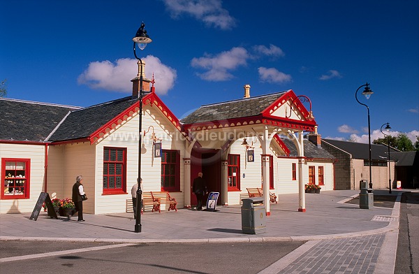 Royal train station, Ballater, Scotland - Ecosse - 16198
