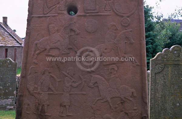 Aberlemno pictish cross, Angus, Scotland - Ecosse - 18917