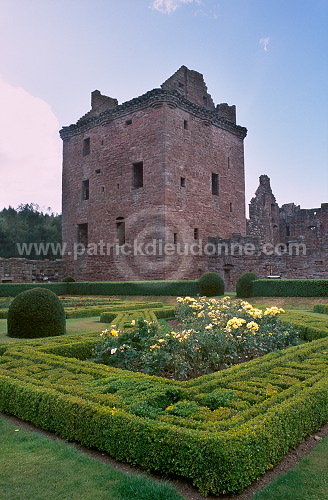 Edzell Castle and Renaissance garden, Angus, Scotland - Ecosse -