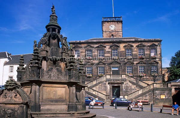 Linlithgow Town Hall, West Lothian, Scotland - Ecosse - 19090