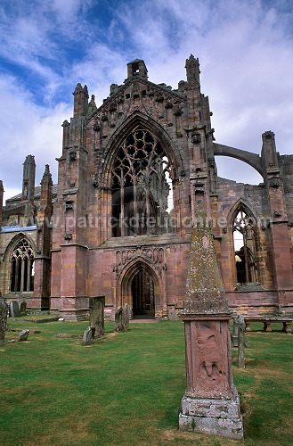 Melrose Abbey, Borders, Scotland - Melrose, Ecosse - 19167