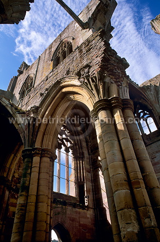 Melrose Abbey, Borders, Scotland - Melrose, Ecosse - 19170