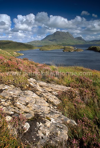 Inverpolly Nature reserve, loch Sionascaig, Scotland -  18865