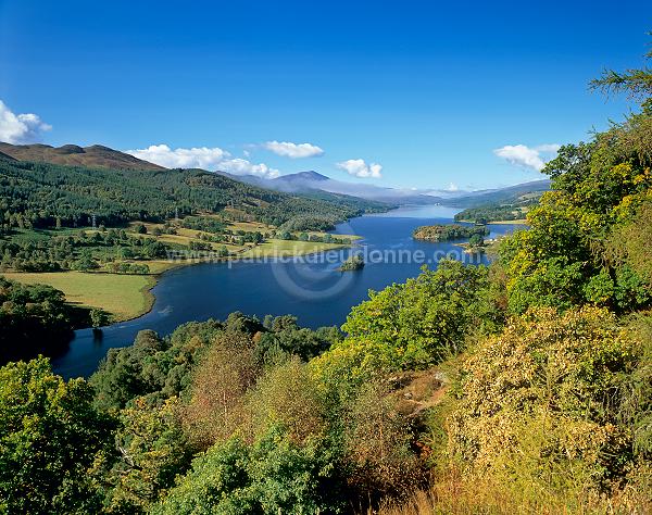 Queen's view, loch Tummel, Scotland - Loch Tummel, Ecosse   15849