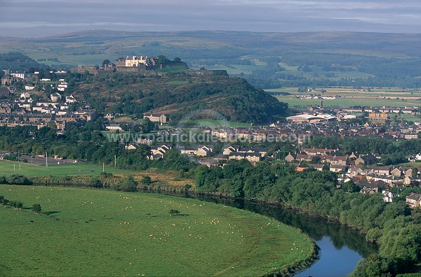 Stirling Castle and town, Stirling, Scotland - Ecosse - 19021