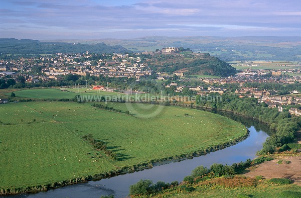 Stirling Castle and town, Stirling, Scotland - Ecosse - 19022