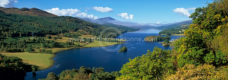 Queen's view, loch Tummel, Scotland - Loch Tummel, Ecosse   15850