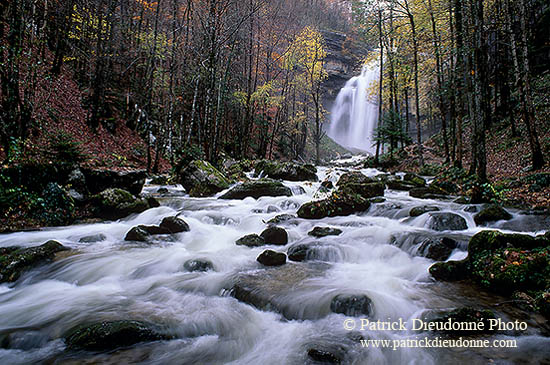 Cascades du Hérisson, Jura - Hérisson waterfalls, Jura, France -  17068