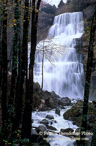 Cascades du Hérisson, Jura,  France - 17071