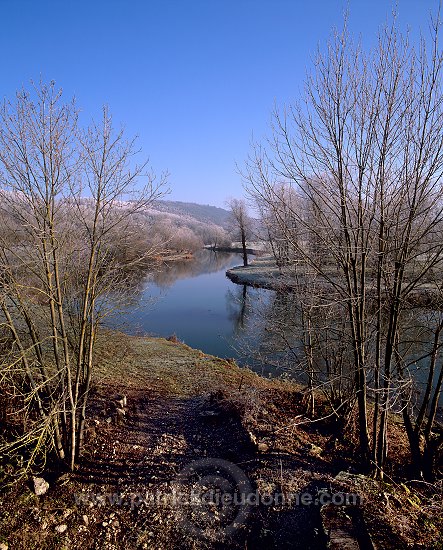 La Meuse en hiver, en amont de Saint-Mihiel - 18406