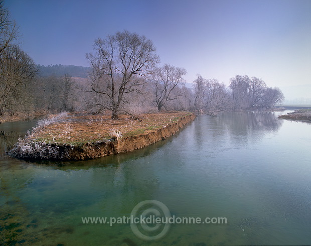 La Meuse en hiver, en amont de Saint-Mihiel - 18407