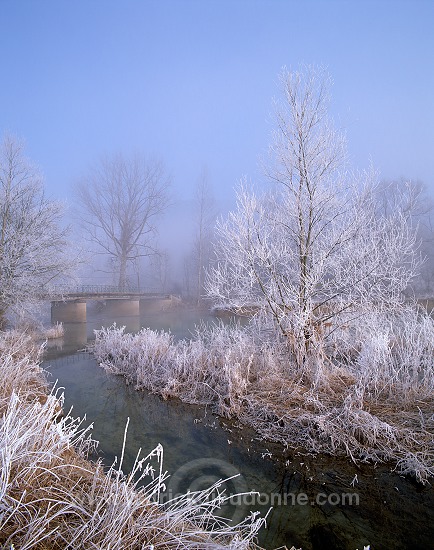 La Meuse en hiver, en amont de Saint-Mihiel - 18409