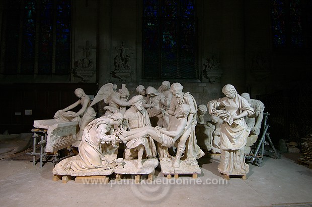Saint-Mihiel, Meuse - Mise au tombeau, de L. Richier - 18483
