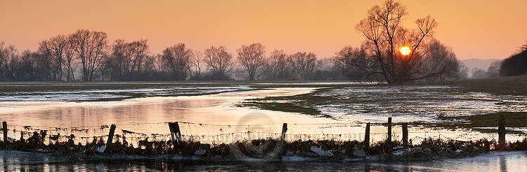 Vallee de Meuse en hiver, Meuse, Lorraine, France - FME033