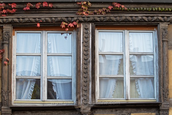 Strasbourg, maisons anciennes (old houses facades), Alsace, France - FR-ALS-0100