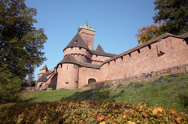 Haut-Koenigsbourg, chateau medieval (medieval castle), Alsace, France - FR-ALS-0316