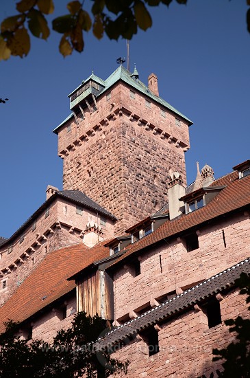 Haut-Koenigsbourg, chateau medieval (medieval castle), Alsace, France - FR-ALS-0318