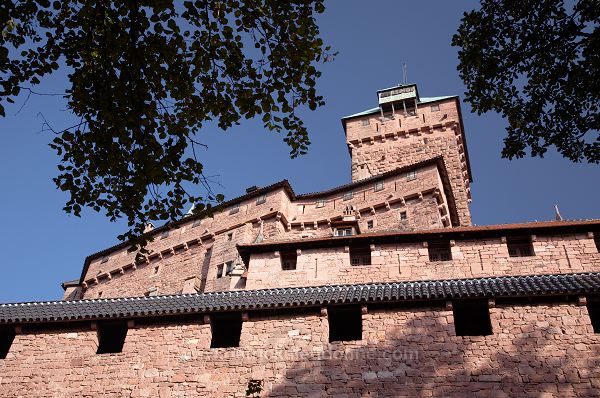 Haut-Koenigsbourg, chateau medieval (medieval castle), Alsace, France - FR-ALS-0320