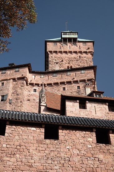 Haut-Koenigsbourg, chateau medieval (medieval castle), Alsace, France - FR-ALS-0321