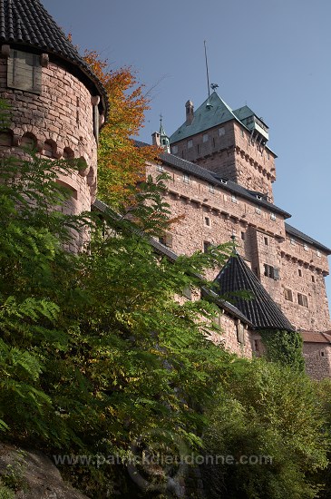 Haut-Koenigsbourg, chateau medieval (medieval castle), Alsace, France - FR-ALS-0325