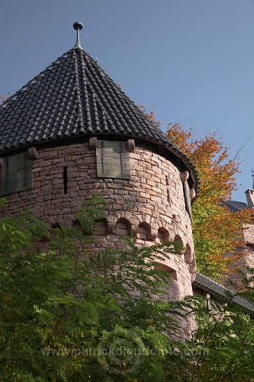 Haut-Koenigsbourg, chateau medieval (medieval castle), Alsace, France - FR-ALS-0326