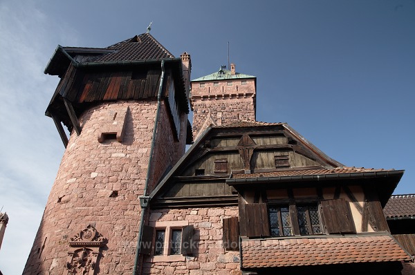 Haut-Koenigsbourg, chateau medieval (medieval castle), Alsace, France - FR-ALS-0327