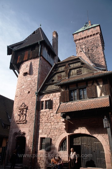 Haut-Koenigsbourg, chateau medieval (medieval castle), Alsace, France - FR-ALS-0328