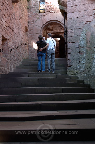 Haut-Koenigsbourg, chateau medieval (medieval castle), Alsace, France - FR-ALS-0330