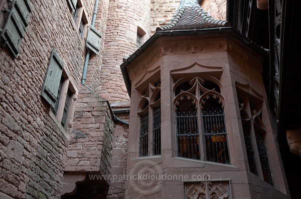 Haut-Koenigsbourg, chateau medieval (medieval castle), Alsace, France - FR-ALS-0338