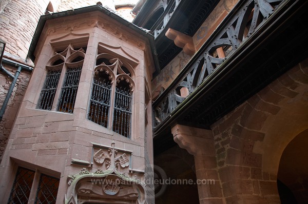 Haut-Koenigsbourg, chateau medieval (medieval castle), Alsace, France - FR-ALS-0339