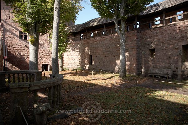 Haut-Koenigsbourg, chateau medieval (medieval castle), Alsace, France - FR-ALS-0347