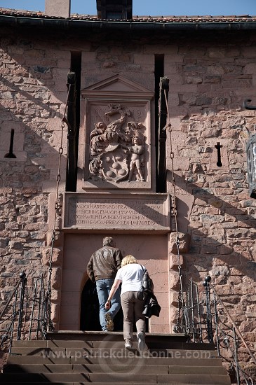 Haut-Koenigsbourg, chateau medieval (medieval castle), Alsace, France - FR-ALS-0348