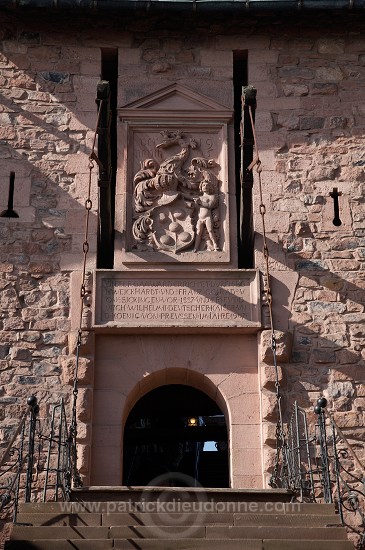 Haut-Koenigsbourg, chateau medieval (medieval castle), Alsace, France - FR-ALS-0349