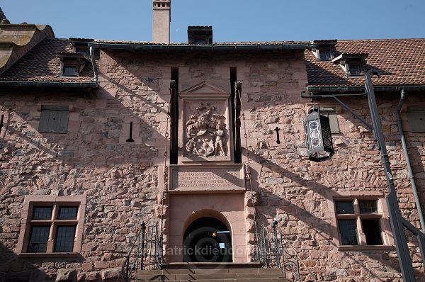 Haut-Koenigsbourg, chateau medieval (medieval castle), Alsace, France - FR-ALS-0350