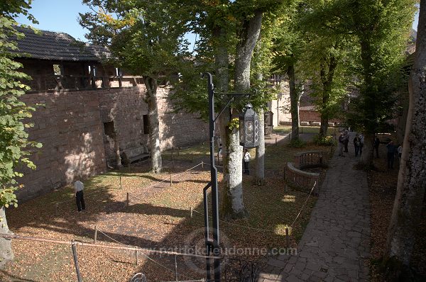 Haut-Koenigsbourg, chateau medieval (medieval castle), Alsace, France - FR-ALS-0352