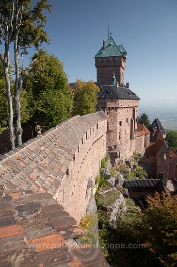 Haut-Koenigsbourg, chateau medieval (medieval castle), Alsace, France - FR-ALS-0357