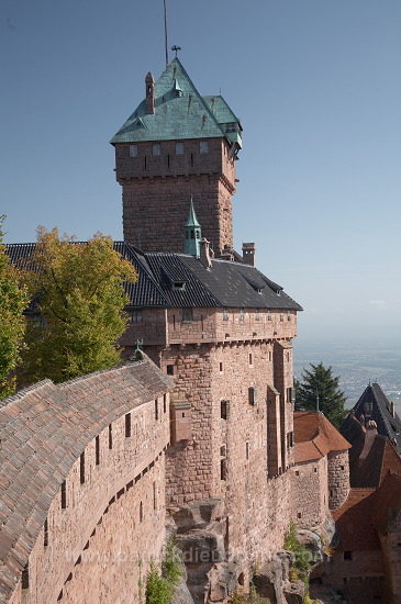 Haut-Koenigsbourg, chateau medieval (medieval castle), Alsace, France - FR-ALS-0359