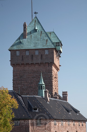 Haut-Koenigsbourg, chateau medieval (medieval castle), Alsace, France - FR-ALS-0361