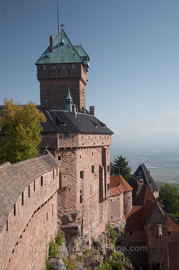 Haut-Koenigsbourg, chateau medieval (medieval castle), Alsace, France - FR-ALS-0362